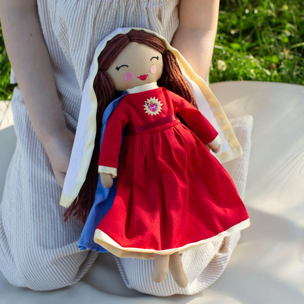 Immaculate Heart of Mary Rag Doll - Shining Light Dolls