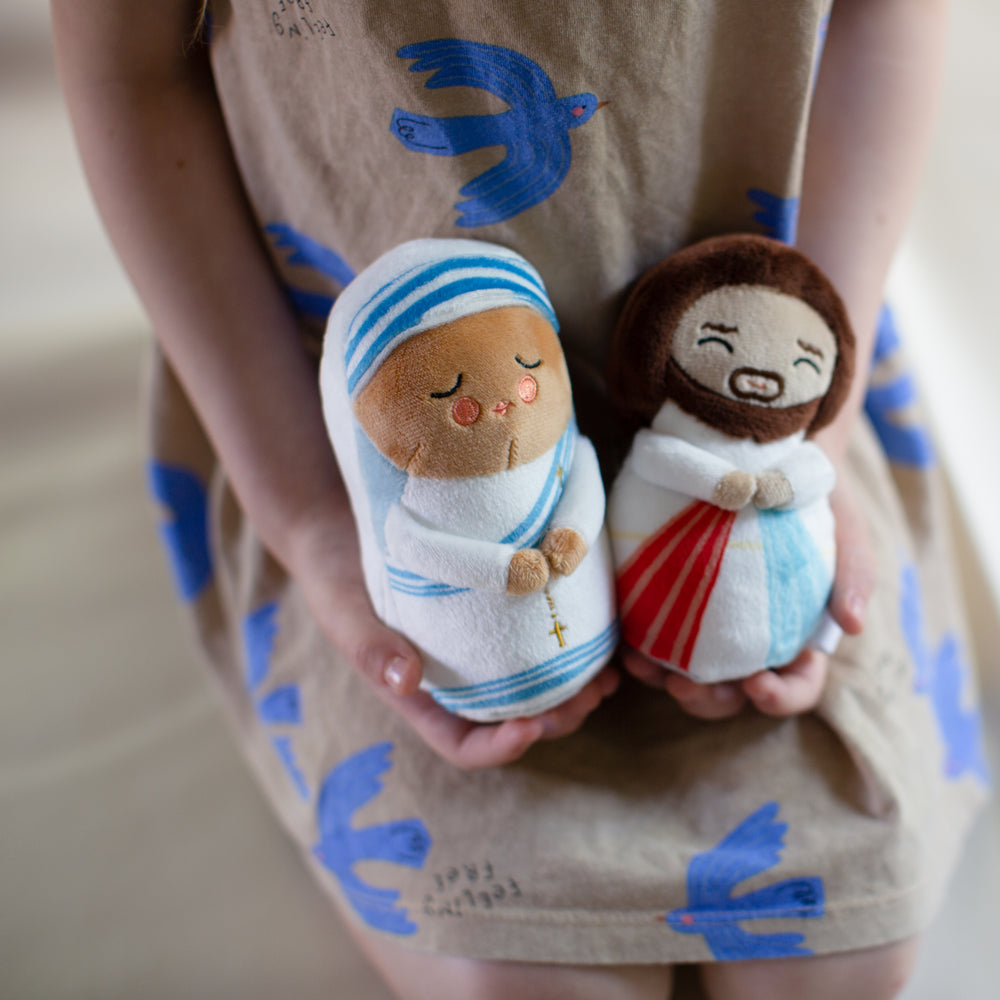 
                  
                    Mini Divine Mercy Jesus Plush Doll - Shining Light Dolls
                  
                