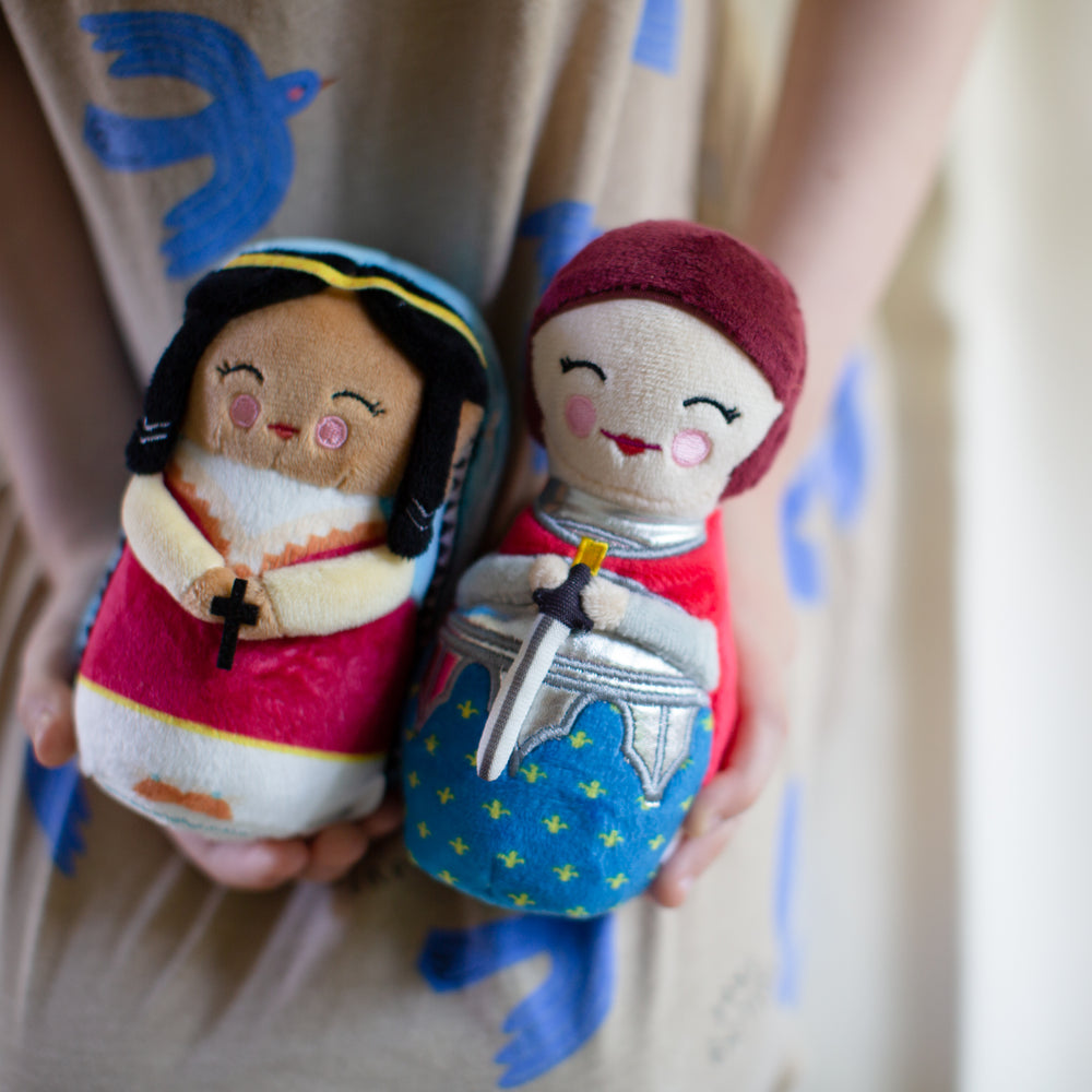 
                  
                    Mini St. Joan of Arc Plush Doll - Shining Light Dolls
                  
                