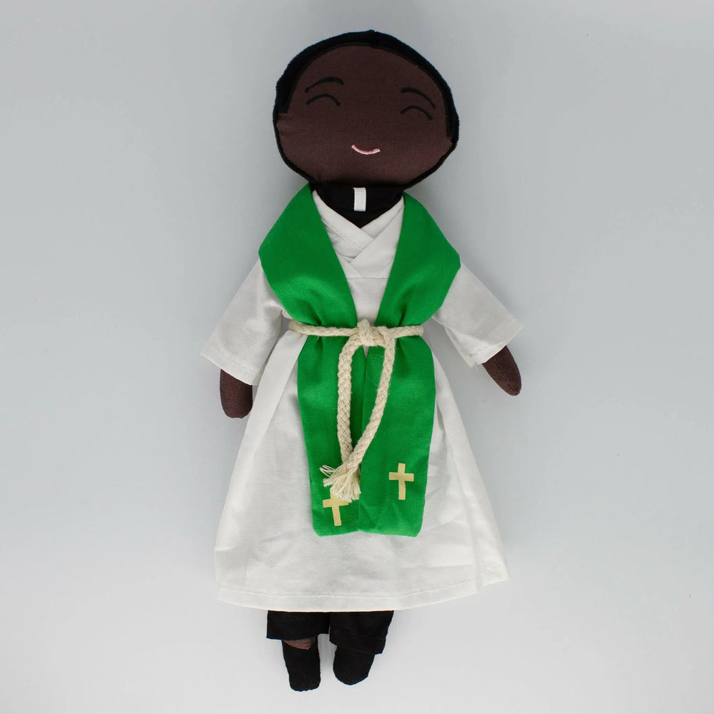 Father John Catholic Priest Rag Doll 14 Piece Set - Shining Light Dolls