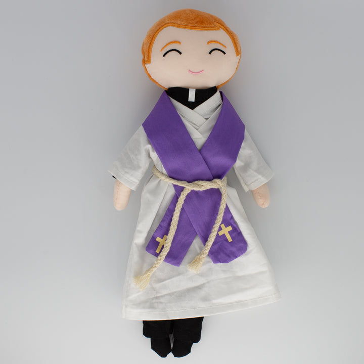 Father Paul Catholic Priest Rag Doll 14 Piece Set - Shining Light Dolls