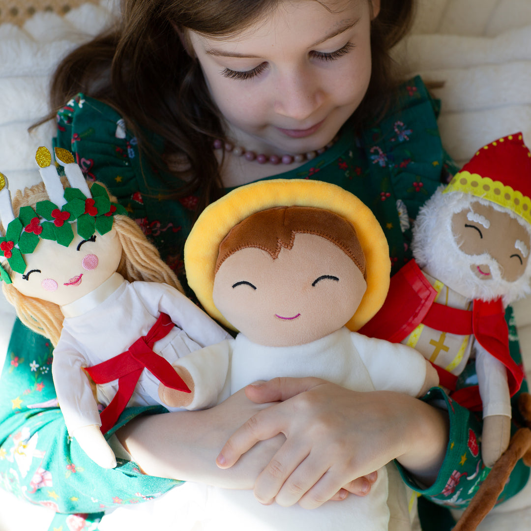 St. Lucy Rag Doll 12"