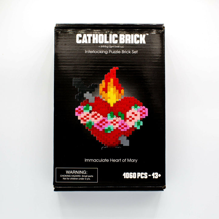 Catholic Brick - Immaculate Heart of Mary Interlocking Brick 3D Model