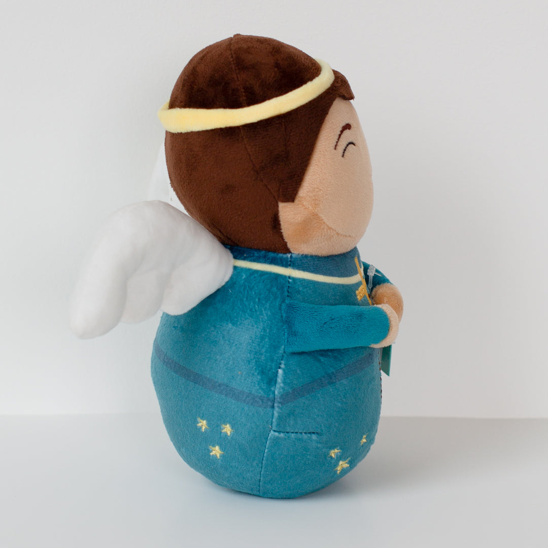 Teal Blue Guardian Angel Plush Doll