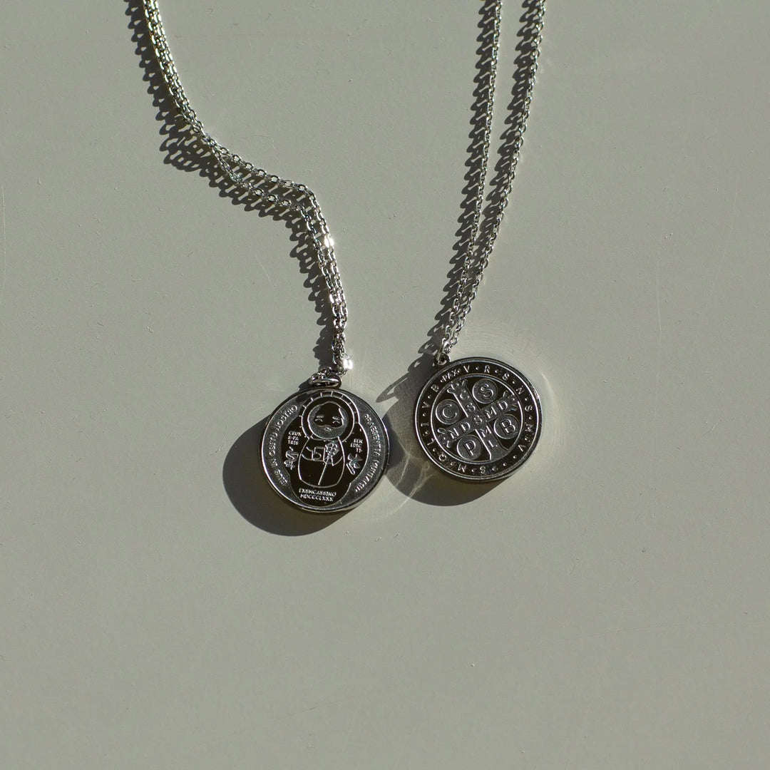 St. Benedict Medal - 316 Stainless Steel Shining Light Dolls