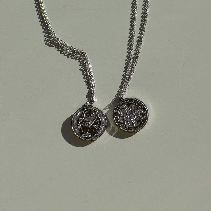 St. Benedict Medal - 316 Stainless Steel Shining Light Dolls