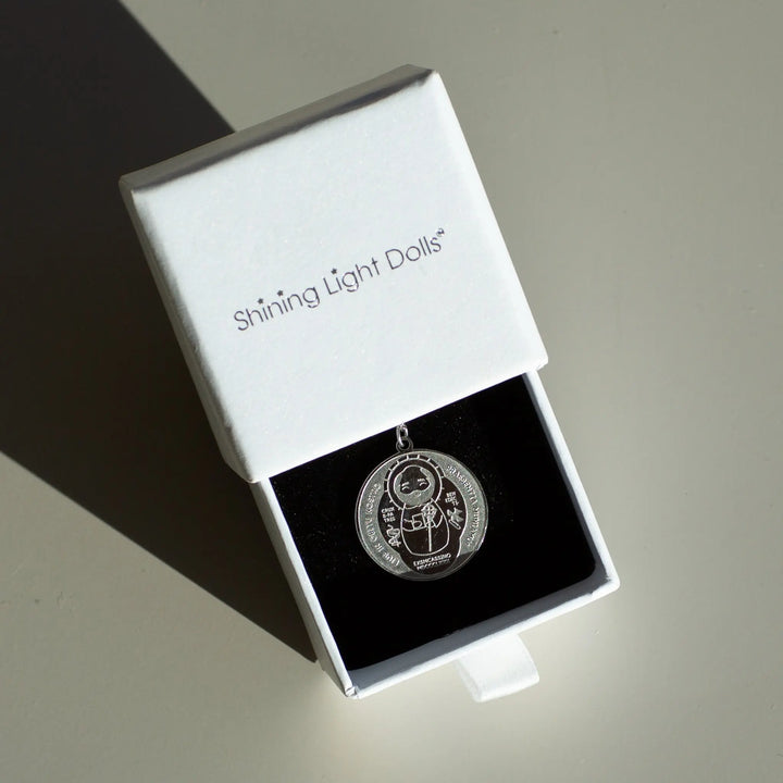 St. Benedict Medal - 316 Stainless Steel Shining Light Dolls