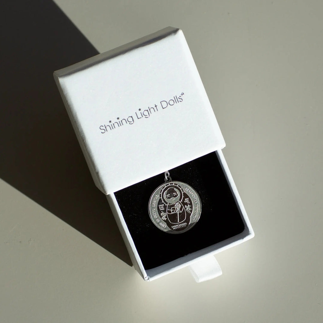 St. Benedict Medal - 316 Stainless Steel Shining Light Dolls