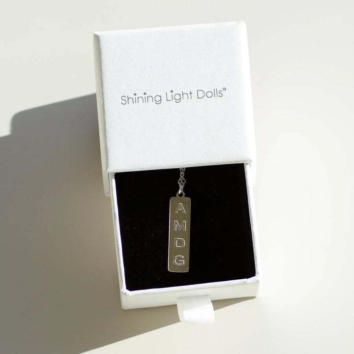 AMDG Medal - 316 Stainless Steel Shining Light Dolls