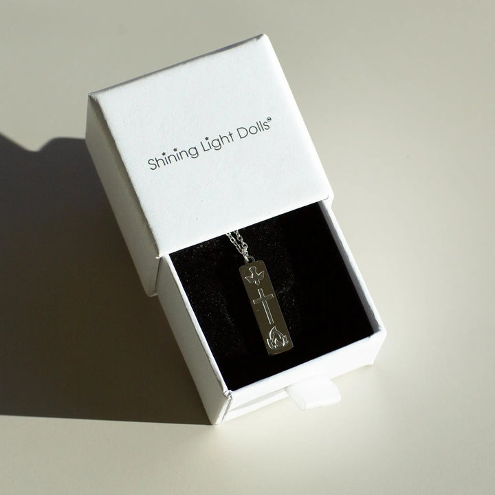 Holy Spirit Medal - 316 Stainless Steel Shining Light Dolls