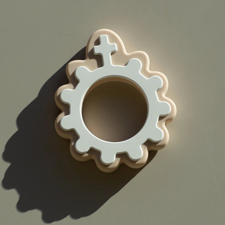 Baby’s First Rosary – Lily White Silicone Teether Shining Light Dolls LLC