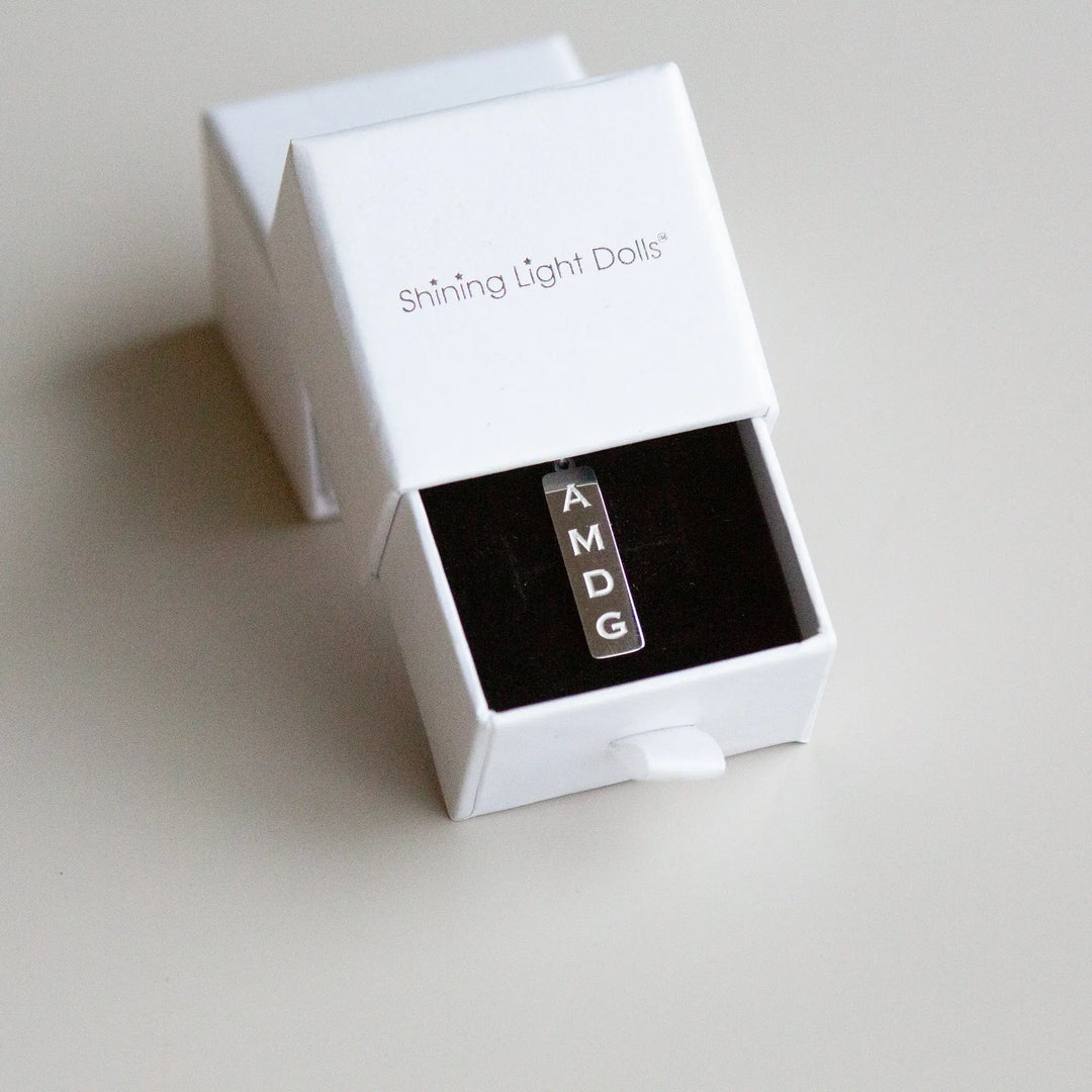 AMDG Medal - 316 Stainless Steel Shining Light Dolls