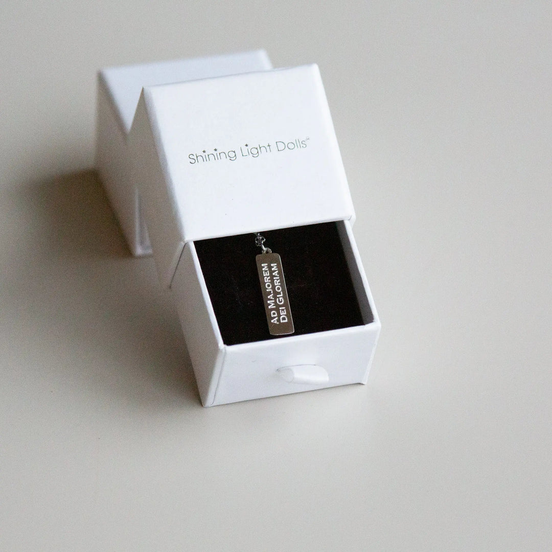 AMDG Medal - 316 Stainless Steel Shining Light Dolls