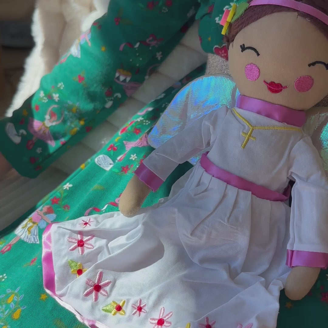 Guardian Angel Rag Doll 12"