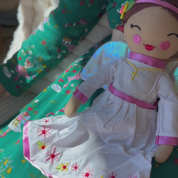 Guardian Angel Rag Doll 12"