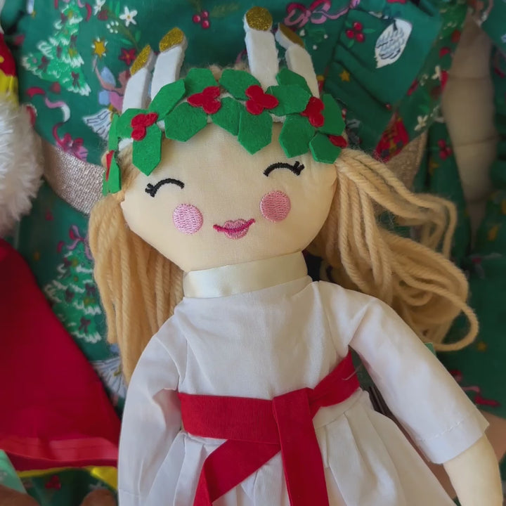 St. Lucy Rag Doll 12"