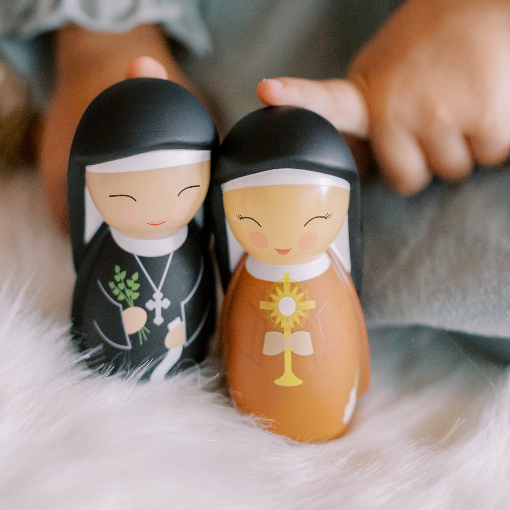 
                  
                    St. Clare of Assisi Shining Light Doll - Shining Light Dolls
                  
                