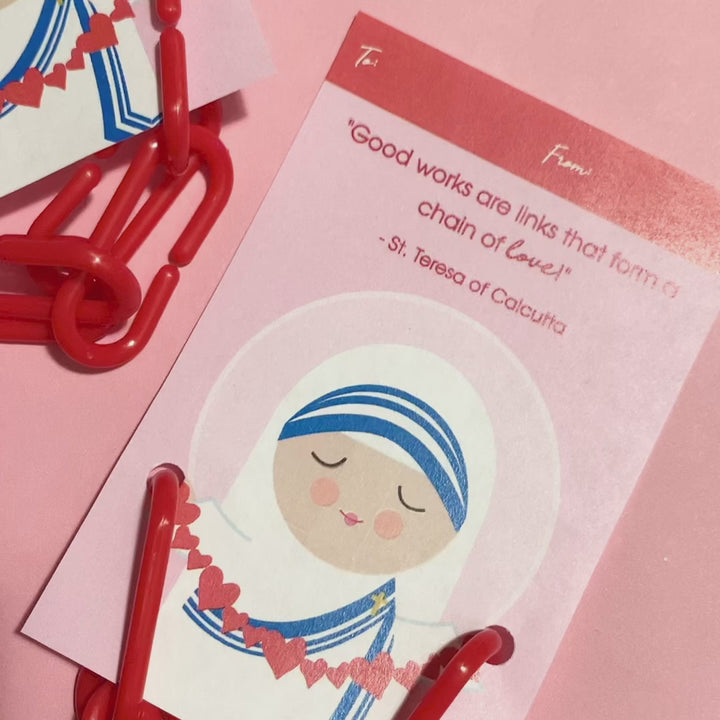 DIY Catholic Valentine Classroom Treat Cards! - Digital Download