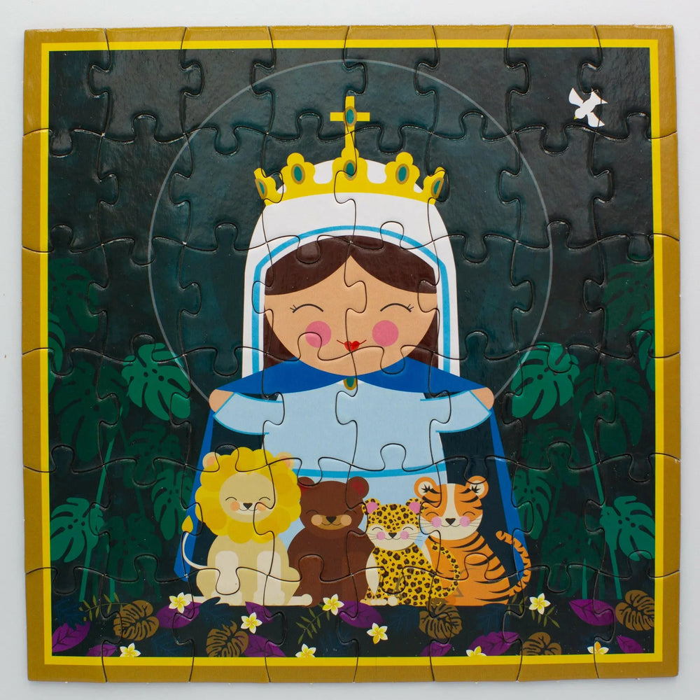 Our Lady of the Little Beasts Mini Puzzle - Shining Light Dolls