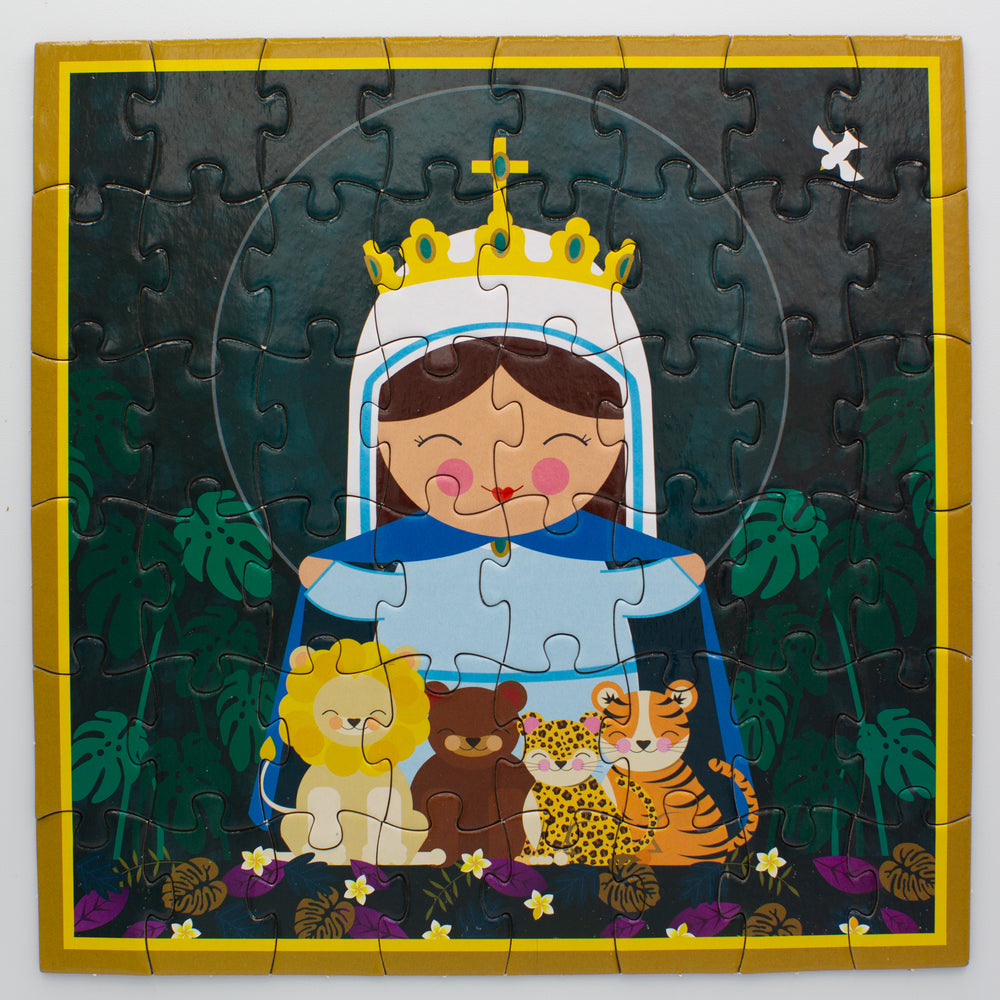 
                  
                    Our Lady of the Little Beasts Mini Puzzle - Shining Light Dolls
                  
                