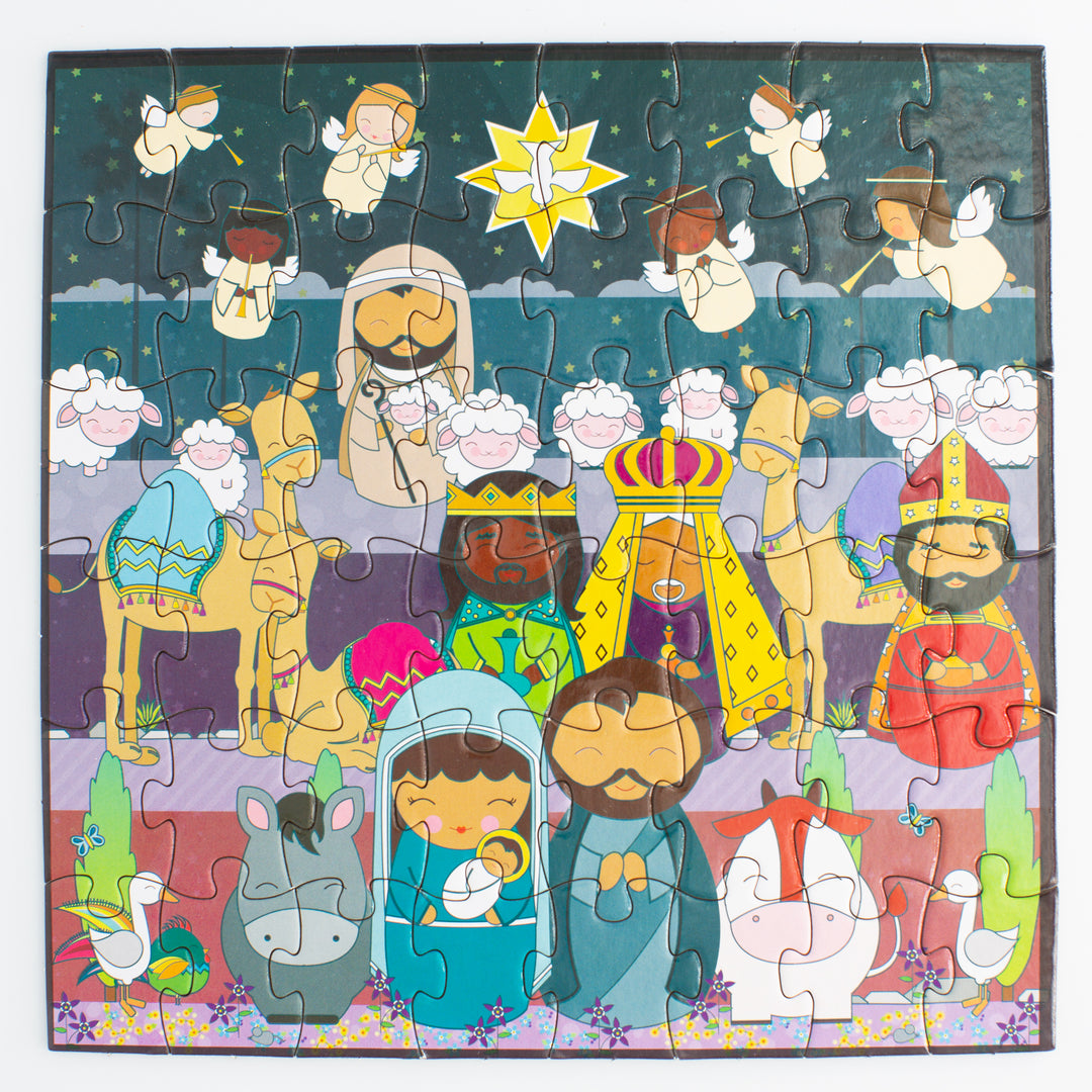 The Nativity Mini Puzzle - Shining Light Dolls