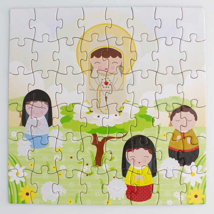 Our Lady of Fatima Mini Puzzle - Shining Light Dolls