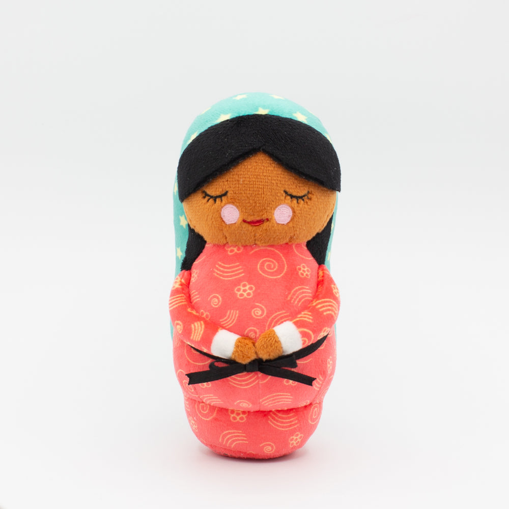 Mini Our Lady of Guadalupe Plush Doll - Shining Light Dolls