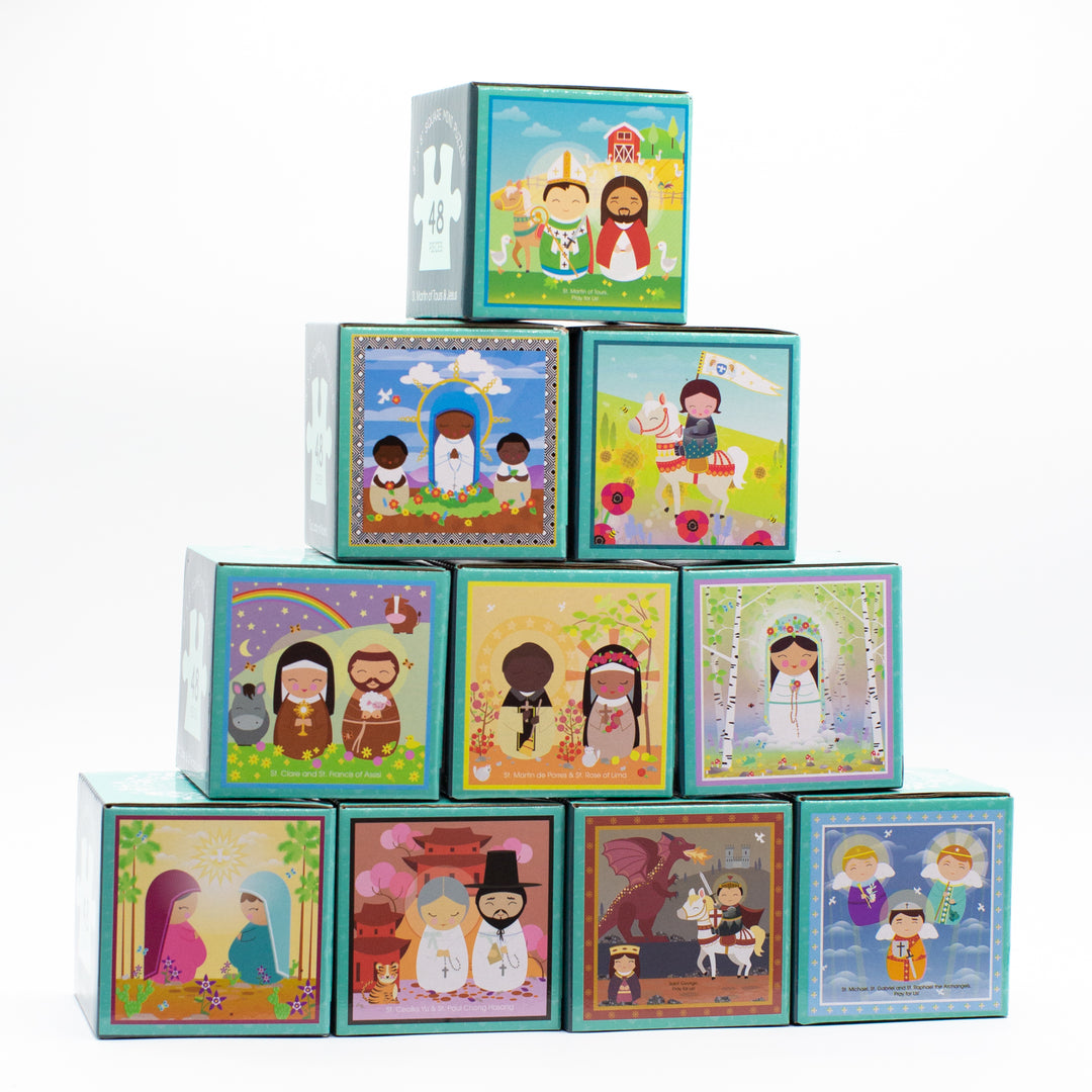 Complete Set of 10 Mini Puzzles- Series 2! - Shining Light Dolls