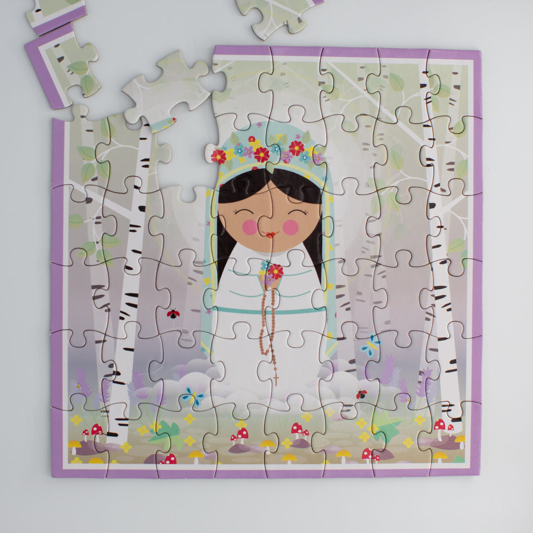 Our Lady of the Woods Mini Puzzle - Shining Light Dolls