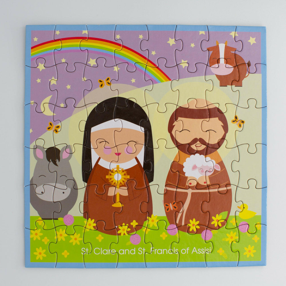 
                  
                    St. Clare and St. Francis of Assisi Mini Puzzle - Shining Light Dolls
                  
                