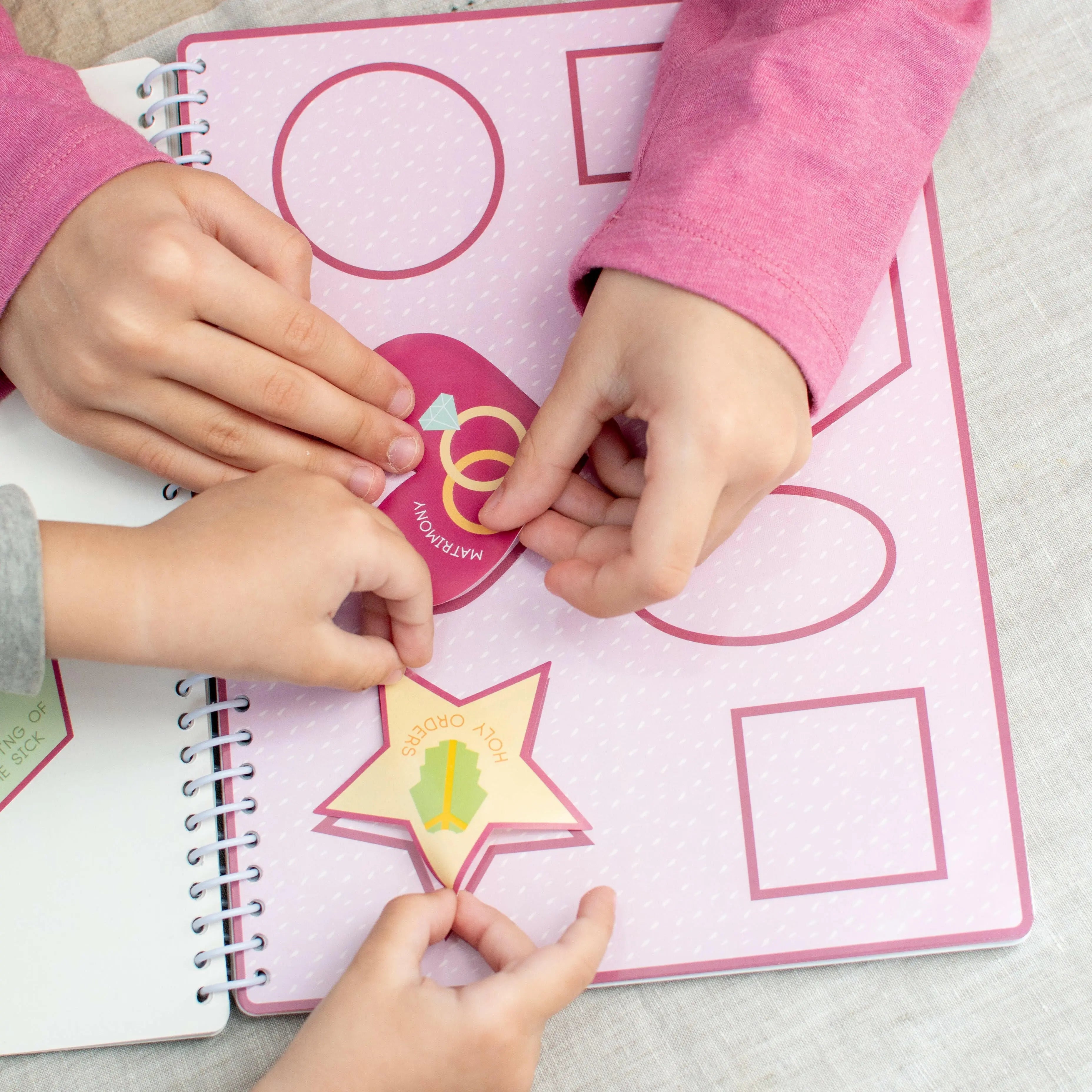 My Catholic Busy Book Reusable Sticker Fun - Shining Light Dolls