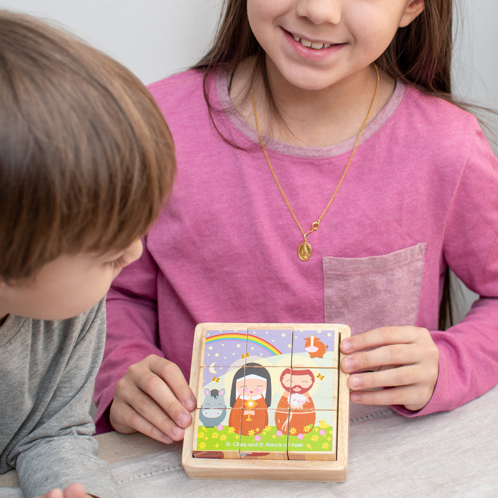 *Coming Soon* Saint Friends Wooden Cube Puzzle - Shining Light Dolls