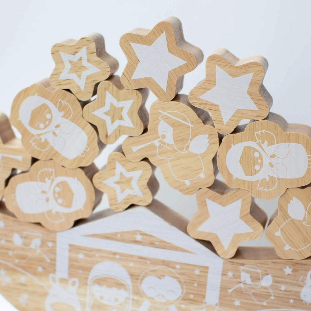 Nativity Wooden Balance Game - Shining Light Dolls