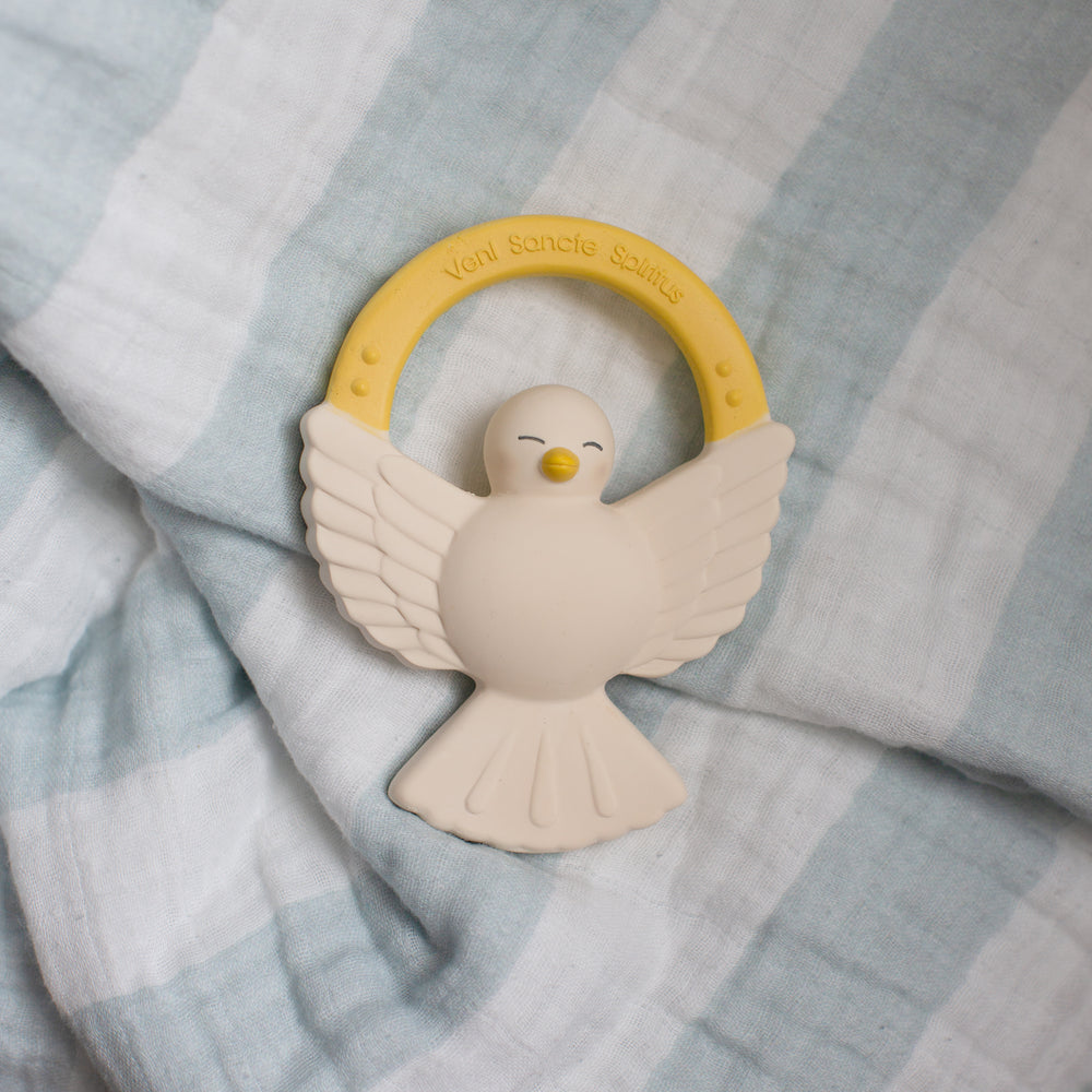 Holy Spirit Dove Natural Rubber Teether - Shining Light Dolls