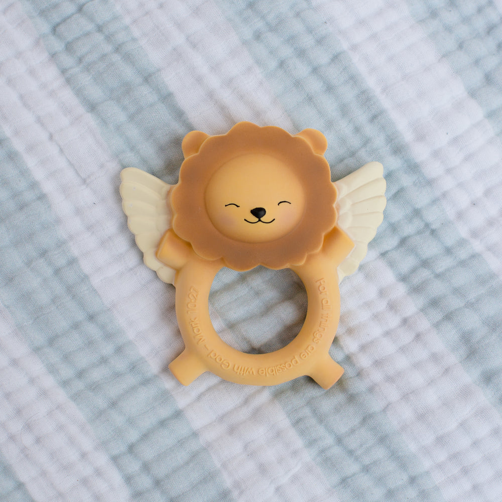 
                  
                    Lion of St. Mark Natural Rubber Teether - Shining Light Dolls
                  
                