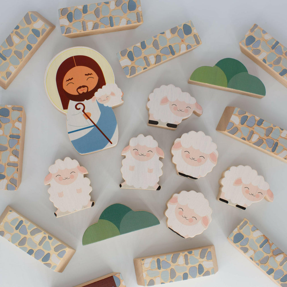 
                  
                    Jesus the Good Shepherd Wooden Playset - Shining Light Dolls
                  
                