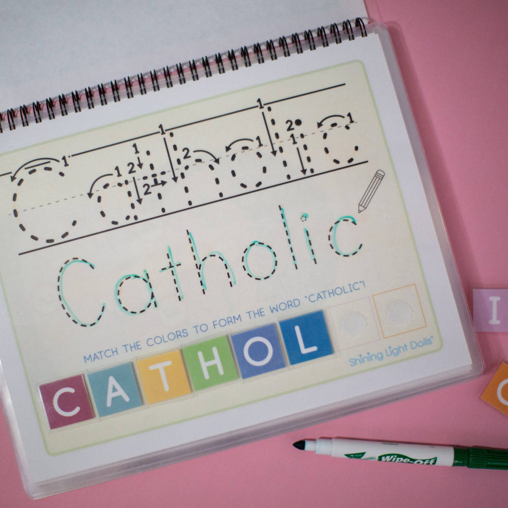 My Catholic Busy Book Reusable Sticker Fun – Shining Light Dolls