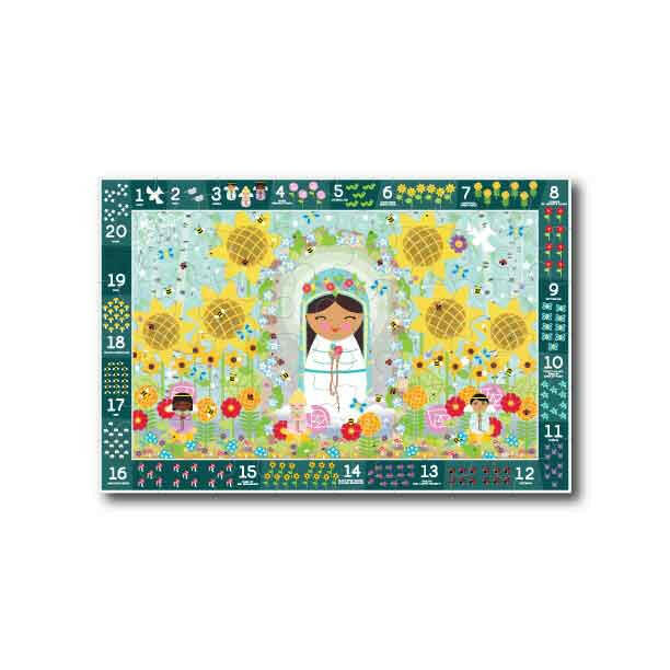 Mary Garden Counting Search & Find Giant Floor Puzzle 24