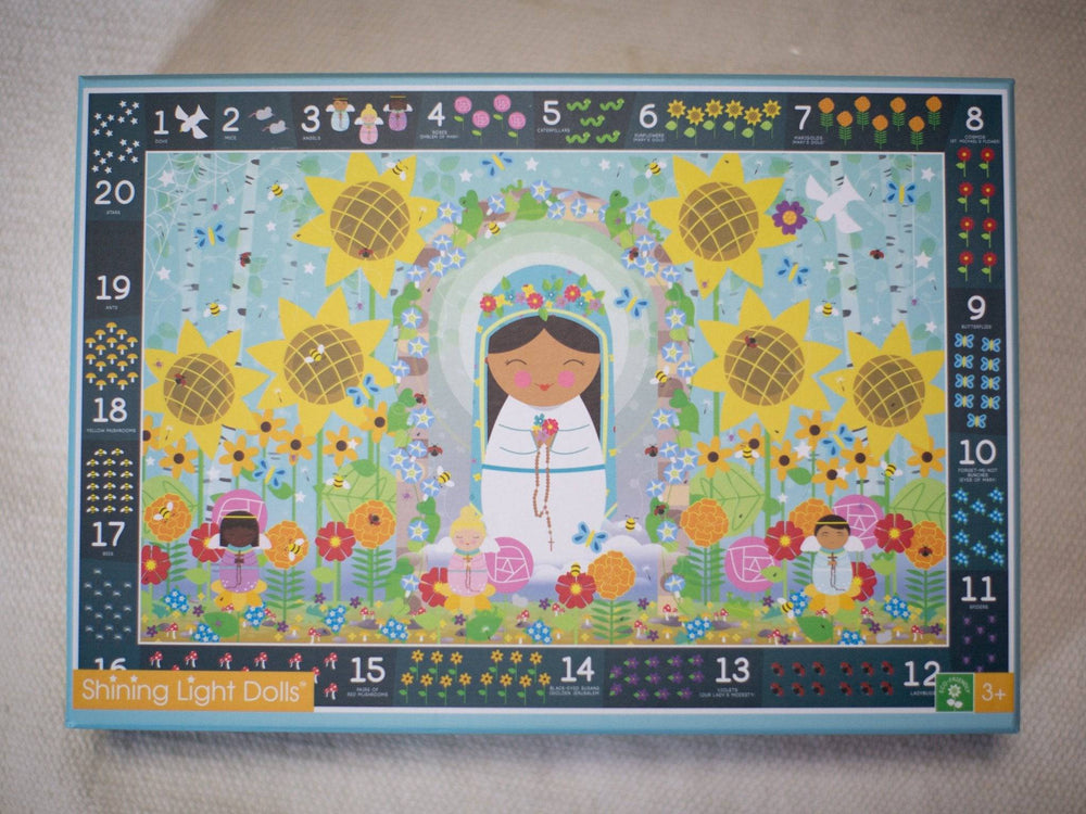
                  
                    Mary Garden Counting Search & Find Giant Floor Puzzle 24" x 36" - Shining Light Dolls
                  
                