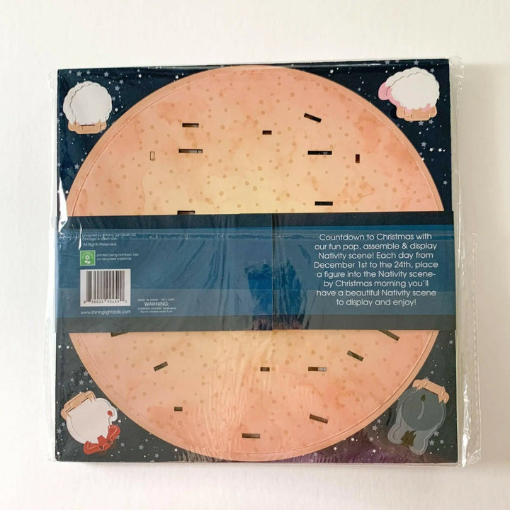 Nativity Advent Calendar - Pop, Assemble & Display! - Shining Light Dolls