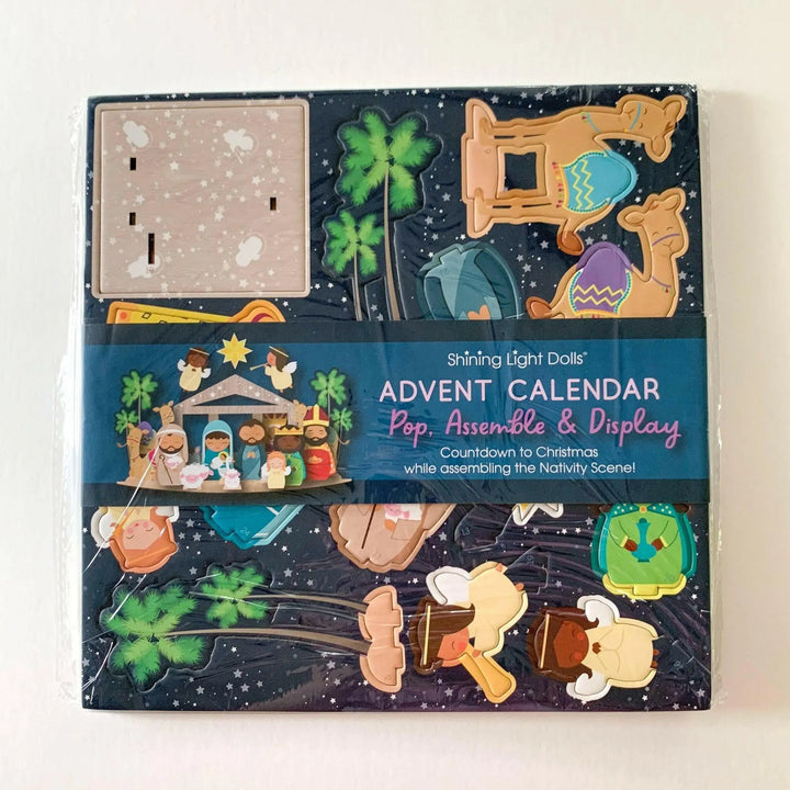 Nativity Advent Calendar - Pop, Assemble & Display! - Shining Light Dolls