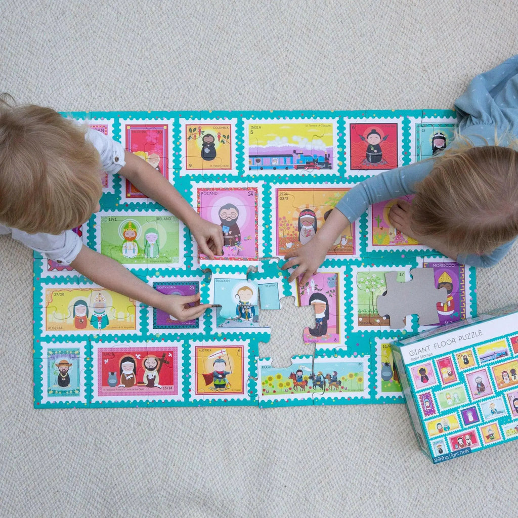 Saint Stamps Giant Floor Puzzle 24