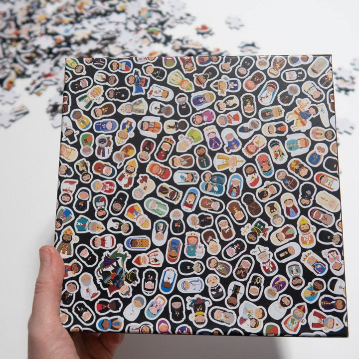 Saint Stickers 500 Piece Puzzle - Shining Light Dolls