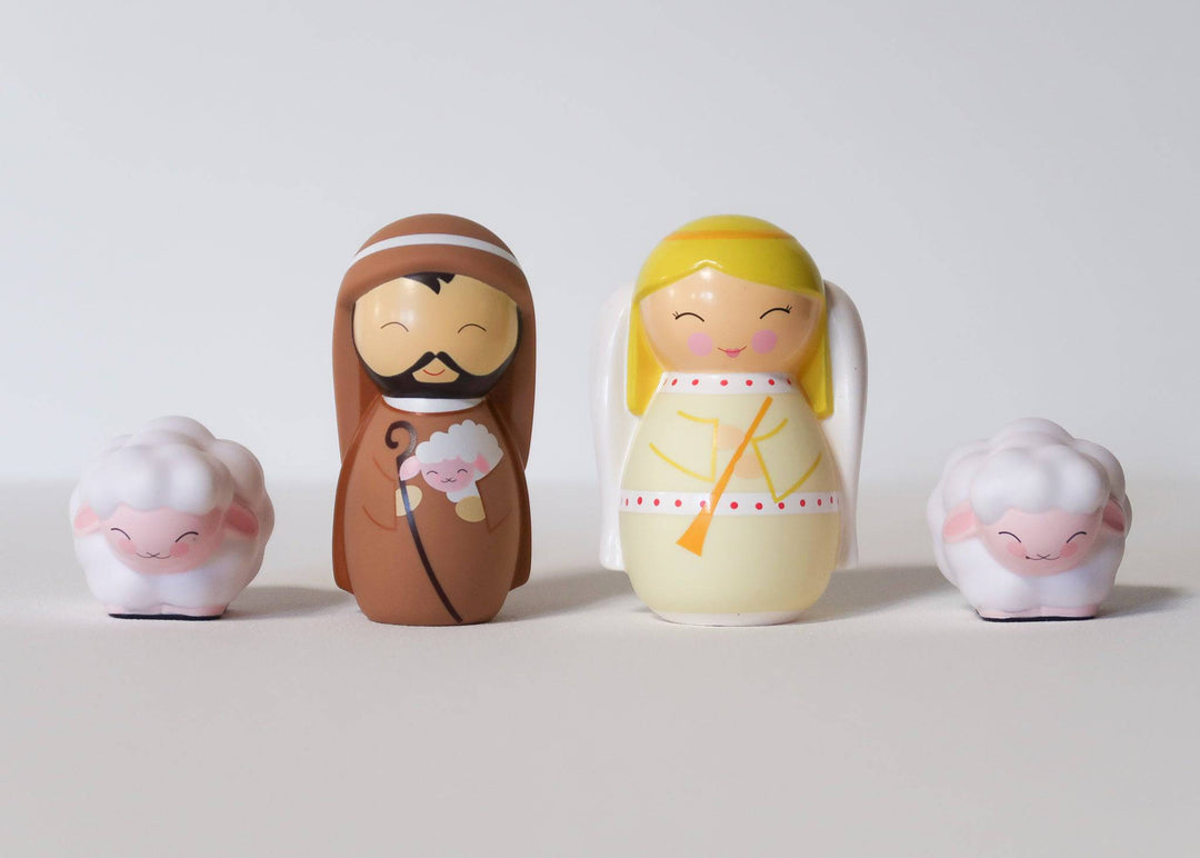 The Complete Nativity Set  Shining Light Dolls   