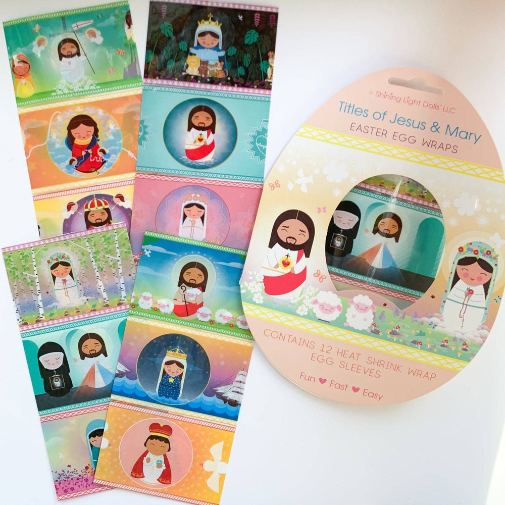 
                  
                    Titles of Jesus and Mary Easter Egg Wraps - Shining Light Dolls
                  
                